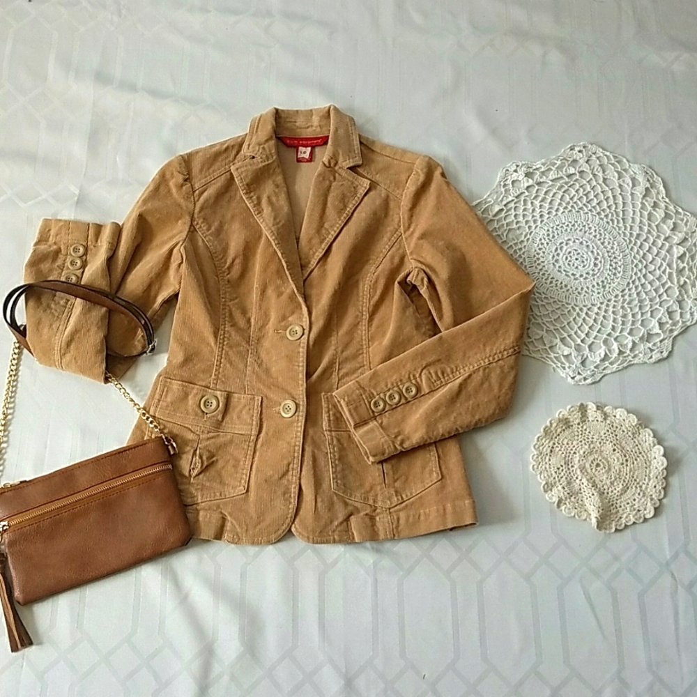 Vintage B.U.M. Camel Corduroy Blazer